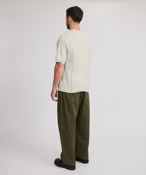 Saturdays NYC(サタデーズ ニューヨークシティ )の「Alex Skipper Polo SS Sweater(その他トップス・メンズ・グレー/ブラック/ラベンダー・M/S/XL/L)」の5枚目の写真
