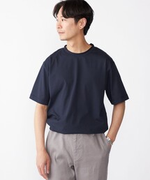 SHIPS: COOLMAX(R) ロールネック ソリッド Tシャツ