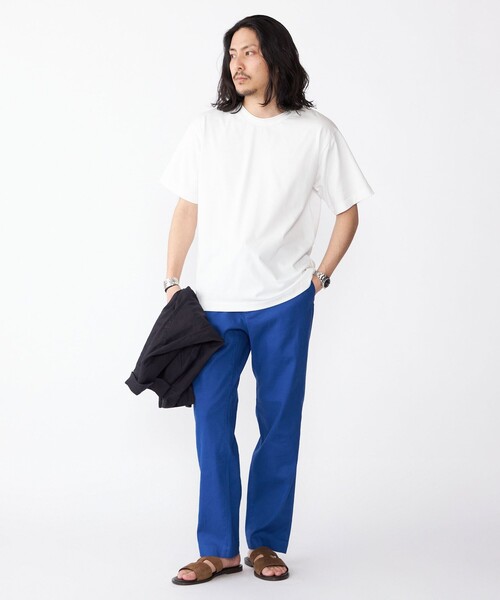 セール】SHIPS: COOLMAX(R) ロールネック ソリッド Tシャツ（T