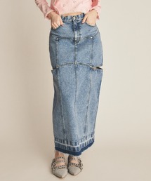 FURFUR | パネル切り替えデニムスカート(デニムスカート)