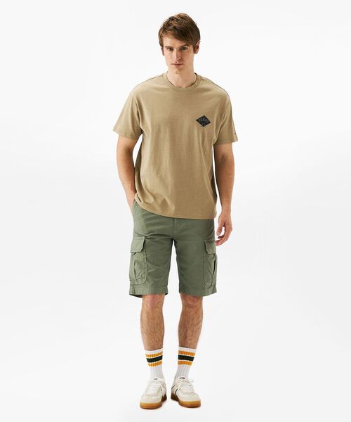 tommy jeans(トミー ジーンズ)の「リラックスバーシティグラフィックTシャツ(Tシャツ/カットソー・メンズ・ベージュ/ネイビー/ピンク・LARGE/MEDIUM/SMALL/X-LARGE)」の10枚目の写真