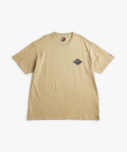 tommy jeans(トミー ジーンズ)の「リラックスバーシティグラフィックTシャツ(Tシャツ/カットソー・メンズ・ベージュ/ネイビー/ピンク・LARGE/MEDIUM/SMALL/X-LARGE)」の8枚目の写真