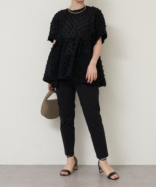 LIVETART（リヴェタート）の「ファードットブラウス（シャツ/ブラウス・レディース・ブラック・FREE）」の15枚目の写真