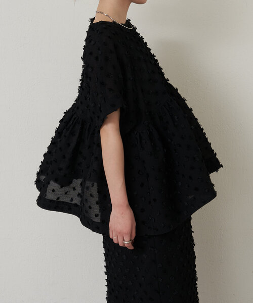 LIVETART（リヴェタート）の「ファードットブラウス（シャツ/ブラウス・レディース・ブラック・FREE）」の20枚目の写真