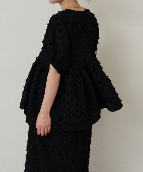 LIVETART（リヴェタート）の「ファードットブラウス（シャツ/ブラウス・レディース・ブラック・FREE）」の21枚目の写真