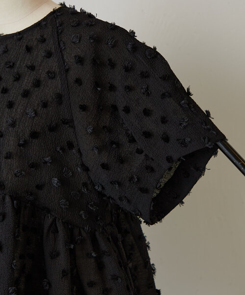 LIVETART（リヴェタート）の「ファードットブラウス（シャツ/ブラウス・レディース・ブラック・FREE）」の8枚目の写真