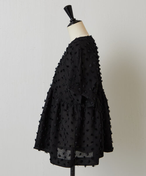 LIVETART（リヴェタート）の「ファードットブラウス（シャツ/ブラウス・レディース・ブラック・FREE）」の10枚目の写真