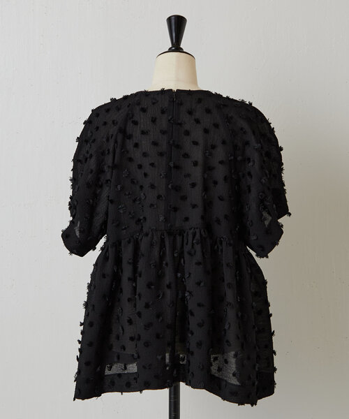 LIVETART（リヴェタート）の「ファードットブラウス（シャツ/ブラウス・レディース・ブラック・FREE）」の11枚目の写真