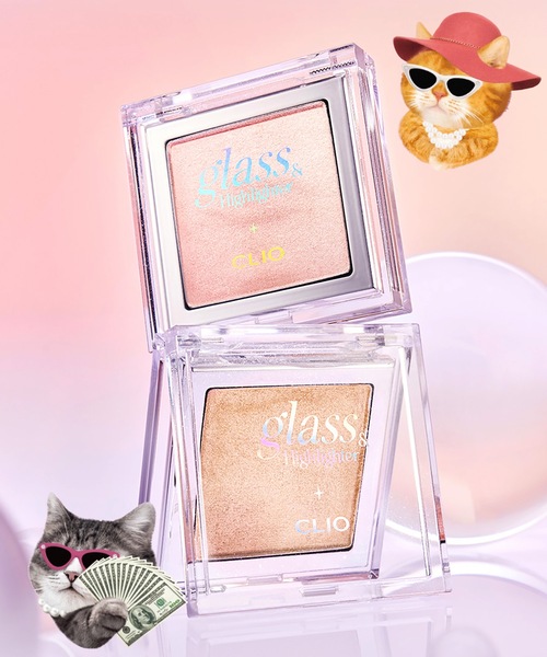 CLIO(クリオ)の「クリオ グラス アンド ハイライター ニャン生逆転コレクション(ハイライト/シェーディング・レディース・01 ムーン グロウ/02 スムーズ ドウ・FREE)」の1枚目の写真
