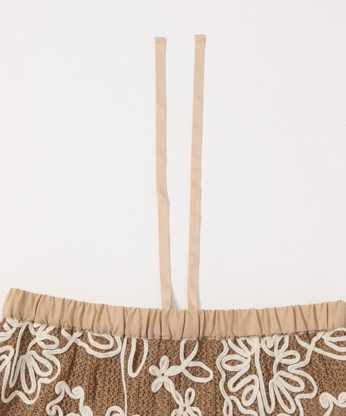 LEPSIM（レプシィム）の「コードレーススカート　329509（スカート・レディース・アイボリー/ブラック/ベージュ・FREE）」の11枚目の写真