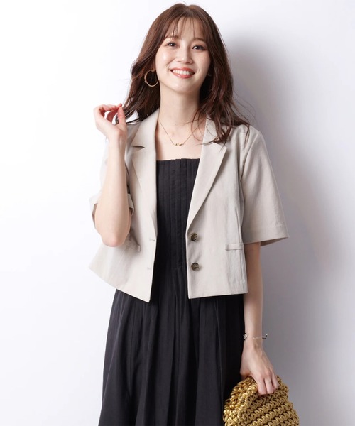 【新品】JUSGLITTY ハーフスリーブジャケット ハーフスリーブクールジャケット（その他アウター）｜JUSGLITTY
