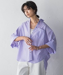 ワイドカフスドルマンシャツ≪洗濯機で洗える≫