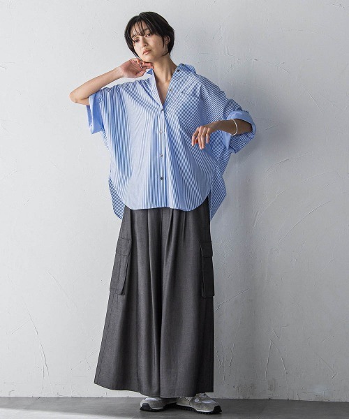 MAYSON GREY / メイソングレイ ワイドカフスドルマンシャツ≪洗濯機で洗える≫ ワイドカフスドルマンシャツ≪洗濯機で洗える≫ | MAYSON GREY