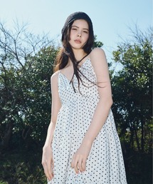 Heather | ナイロンティアードキャミワンピース　490863(ワンピース)