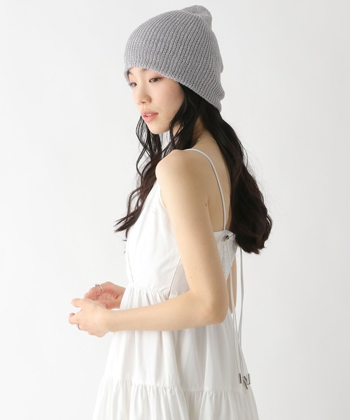 Heather（ヘザー）の「ナイロンティアードキャミワンピース　490863（ワンピース・レディース・オフホワイト/ブラック/ドット・FREE）」の9枚目の写真