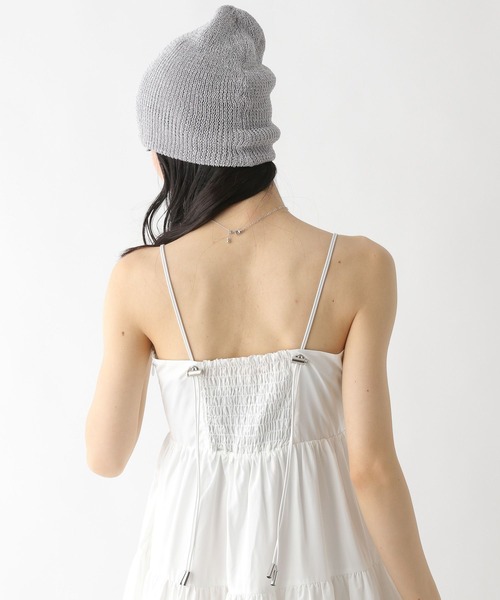 Heather（ヘザー）の「ナイロンティアードキャミワンピース　490863（ワンピース・レディース・オフホワイト/ブラック/ドット・FREE）」の10枚目の写真