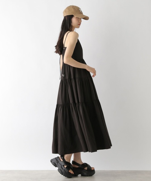 Heather（ヘザー）の「ナイロンティアードキャミワンピース　490863（ワンピース・レディース・オフホワイト/ブラック/ドット・FREE）」の15枚目の写真