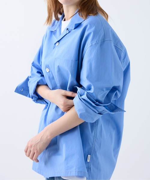 meltum(メルタム)の「THOMAS MASON OPEN COLLAR SHIRT(シャツ/ブラウス・メンズ・サックスブルー/ホワイト/ブラック/ネイビー・MEDIUM/LARGE)」の13枚目の写真
