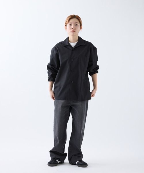 OVY THOMAS MASON オープンカラーシャツ THOMAS MASON OPEN COLLAR SHIRT / トーマスメイソンオープン