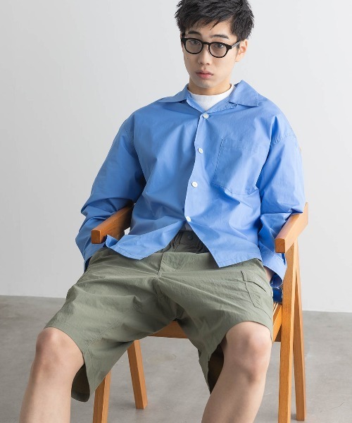 meltum(メルタム)の「THOMAS MASON OPEN COLLAR SHIRT(シャツ/ブラウス・メンズ・サックスブルー/ホワイト/ブラック/ネイビー・MEDIUM/LARGE)」の18枚目の写真