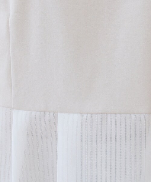 INDIVI（インディヴィ）の「【洗える／レイヤードにも活躍】ペプラムインナートップス（Tシャツ/カットソー・レディース・ブラック/オフホワイト/ベージュ・05/13/15 /19/34/38）」の16枚目の写真