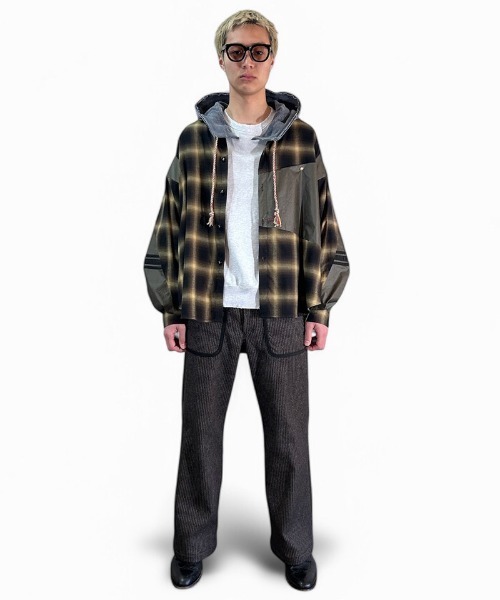 masterkey（マスターキー）の「ms6085-KURT シャツ（シャツ/ブラウス・メンズ・レッド/カーキ/ブラック・1/2）」の21枚目の写真