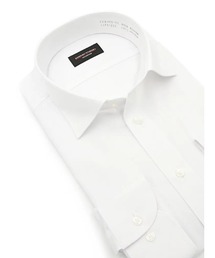 【形態安定】長袖 ワイシャツ セミワイドカラー シャドウストライプ柄【スリム】【フレッシャーズにもおすすめ】nero 通年【スリムデザイン】