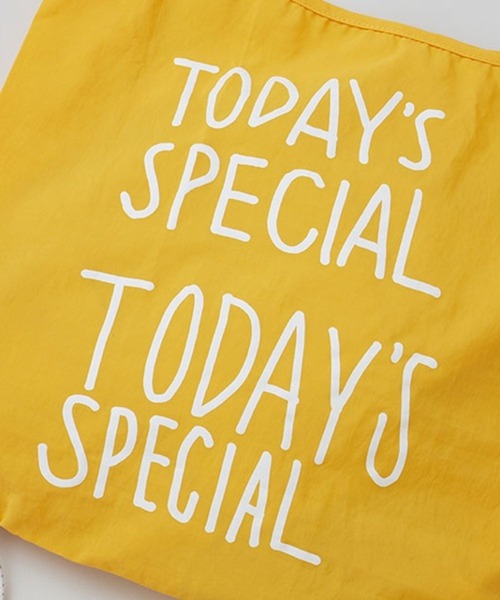 TODAY'S SPECIAL（トゥデイズスペシャル）の「【TODAY'S SPECIAL】POUCH MARCHE BAG M イエロー/361316（エコバッグ/サブバッグ・レディース・ゴールド・FREE）」の3枚目の写真