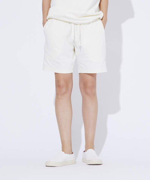 ABAHOUSE（アバハウス）の「【JEMORGAN LONG JOHNS/ジェーイーモーガンロングジョーンズ】カットオフリブパンツ JE376-244/ハーフパンツ/ショーツ/短パン/半ズボン/イージーパンツ【WEB限定】（その他パンツ・メンズ・ブラック/ホワイト/モカ・M/L/XL）」の2枚目の写真