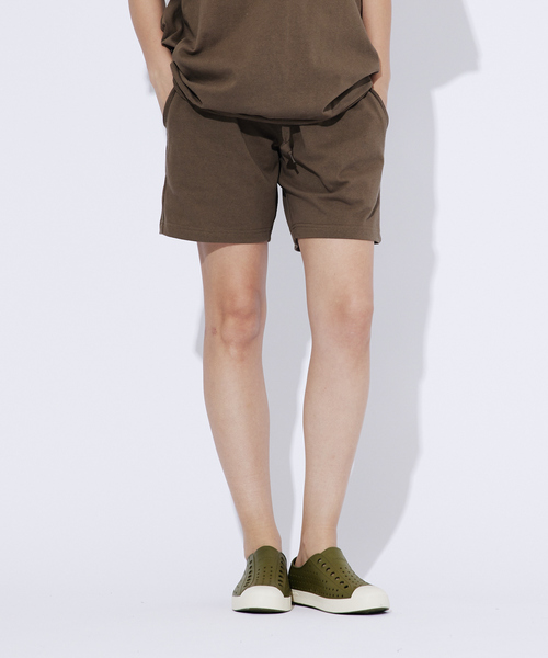 ABAHOUSE（アバハウス）の「【JEMORGAN LONG JOHNS/ジェーイーモーガンロングジョーンズ】カットオフリブパンツ JE376-244/ハーフパンツ/ショーツ/短パン/半ズボン/イージーパンツ【WEB限定】（その他パンツ・メンズ・ブラック/ホワイト/モカ・M/L/XL）」の3枚目の写真