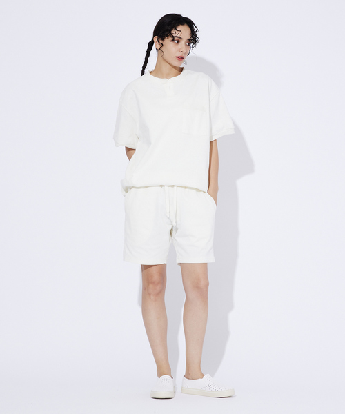 ABAHOUSE（アバハウス）の「【JEMORGAN LONG JOHNS/ジェーイーモーガンロングジョーンズ】カットオフリブパンツ JE376-244/ハーフパンツ/ショーツ/短パン/半ズボン/イージーパンツ【WEB限定】（その他パンツ・メンズ・ブラック/ホワイト/モカ・M/L/XL）」の8枚目の写真