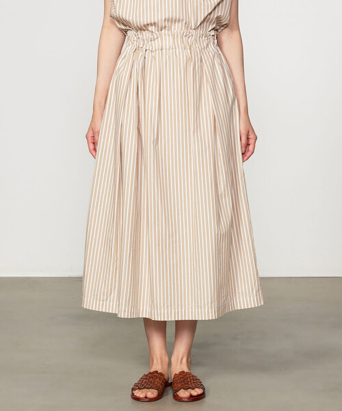 GALLEGO DESPORTES（ギャレゴデスポート）の「GALLEGO DESPORTES | コットン イージースカート WOMEN（スカート・レディース・ブルー系その他/ベージュ系その他・S）」の9枚目の写真