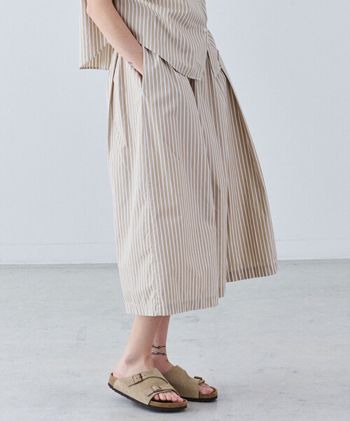 GALLEGO DESPORTES（ギャレゴデスポート）の「GALLEGO DESPORTES | コットン イージースカート WOMEN（スカート・レディース・ブルー系その他/ベージュ系その他・S）」の14枚目の写真