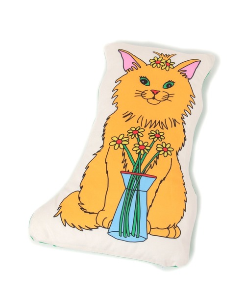 BAYFLOW(ベイフロー)の「Cat and Dog CLUBクッションM(クッション/クッションカバー・レディース・ベージュ/ピンク/イエロー・0)」の11枚目の写真