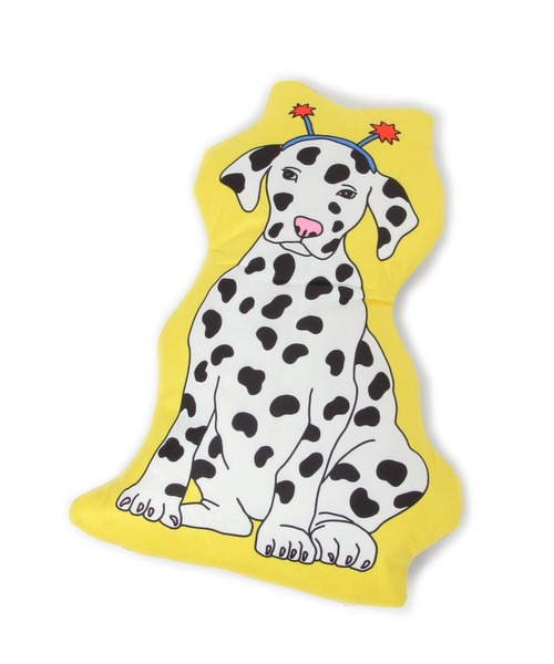 BAYFLOW(ベイフロー)の「Cat and Dog CLUBクッションM(クッション/クッションカバー・レディース・ベージュ/ピンク/イエロー・0)」の10枚目の写真