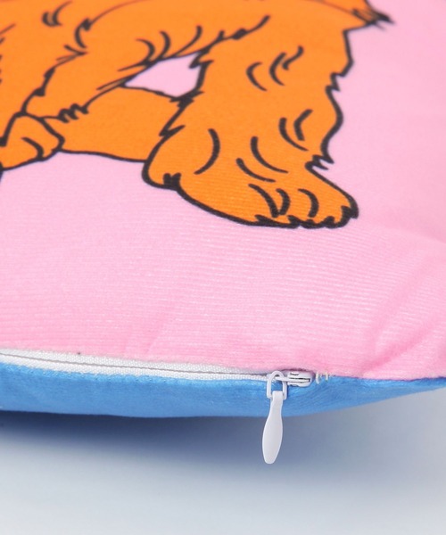 BAYFLOW(ベイフロー)の「Cat and Dog CLUBクッションM(クッション/クッションカバー・レディース・ベージュ/ピンク/イエロー・0)」の17枚目の写真