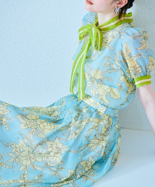 Rose Tiara｜ローズティアラのスカート（花柄・ボタニカル柄）通販