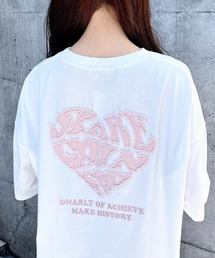 バックハート貼付チュニックTシャツ／Ａ