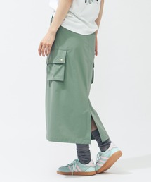 [ADIDAS] アディダス カーゴスカート グリーン アディダス ショートカーゴスカート - グリーン | アディダス