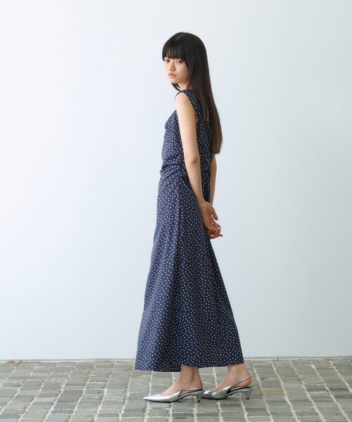 CODE A（コードエー）の「polka dot dress（ワンピース・レディース・ブラック系/ネイビー系・38/36/35）」の16枚目の写真