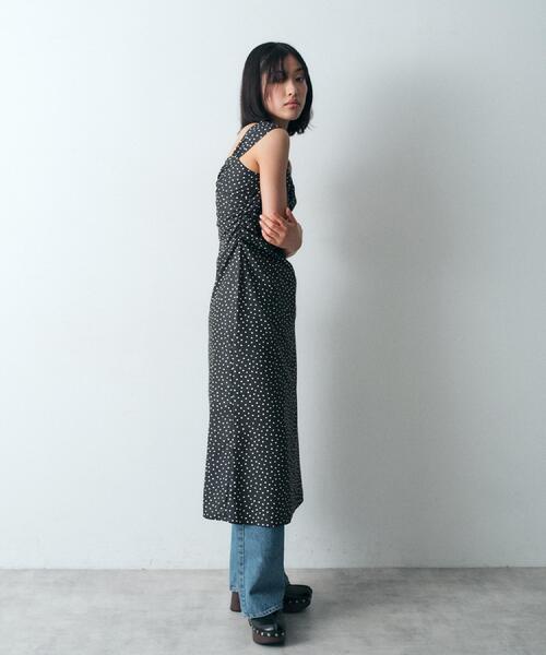 CODE A（コードエー）の「polka dot dress（ワンピース・レディース・ブラック系/ネイビー系・38/36/35）」の11枚目の写真