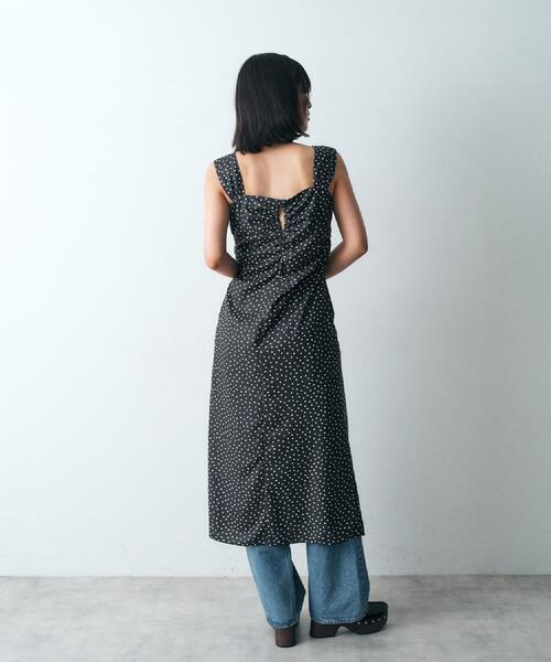 CODE A（コードエー）の「polka dot dress（ワンピース・レディース・ブラック系/ネイビー系・38/36/35）」の10枚目の写真
