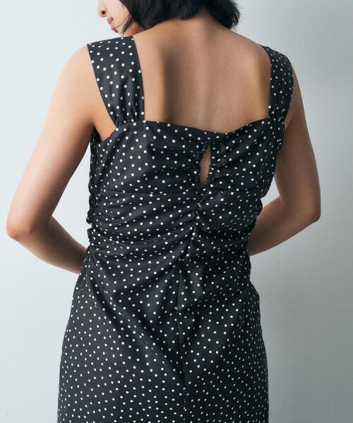 CODE A（コードエー）の「polka dot dress（ワンピース・レディース・ブラック系/ネイビー系・38/36/35）」の9枚目の写真