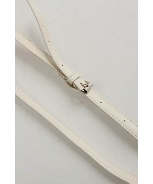 &. NOSTALGIA(アンドドットノスタルジア)の「【ZOZO限定】ハートチャーム巾着風ハンドバッグ(ハンドバッグ・レディース・アイボリー/ブラック/シルバー・FREE)」の13枚目の写真