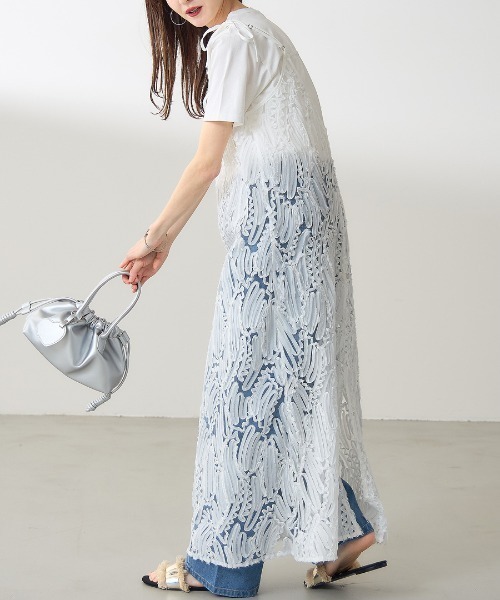 &. NOSTALGIA(アンドドットノスタルジア)の「【ZOZO限定】ハートチャーム巾着風ハンドバッグ(ハンドバッグ・レディース・アイボリー/ブラック/シルバー・FREE)」の9枚目の写真