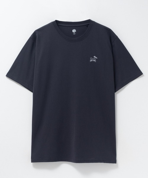 Mac-House(マックハウス)の「T-GRAPHICS アニマル刺繍半袖Tシャツ(Tシャツ/カットソー・メンズ・ブラック/オフホワイト/ブルー系/ネイビー/ピンク・M/L/XL/S)」の6枚目の写真