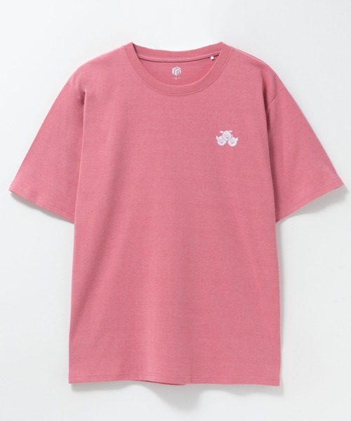 Mac-House(マックハウス)の「T-GRAPHICS アニマル刺繍半袖Tシャツ(Tシャツ/カットソー・メンズ・ブラック/オフホワイト/ブルー系/ネイビー/ピンク・M/L/XL/S)」の18枚目の写真
