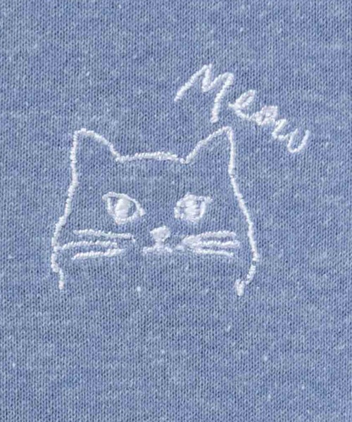 Mac-House(マックハウス)の「T-GRAPHICS アニマル刺繍半袖Tシャツ(Tシャツ/カットソー・メンズ・ブラック/オフホワイト/ブルー系/ネイビー/ピンク・M/L/XL/S)」の17枚目の写真