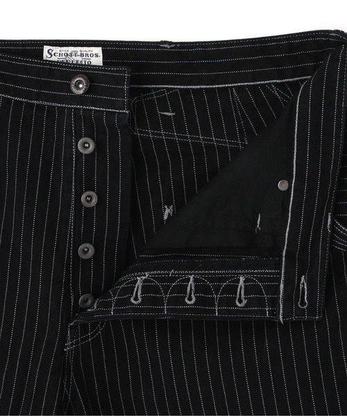 SCHOTT BROS. PERFECTO ストライプパンツ 34インチ値下可
