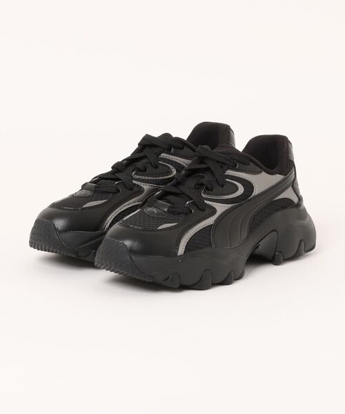 世界を買える 海外ブランド PUMA プーマ 02BK/A.SILVER 403720 SHINMERY LITE PULSAR W シューズ